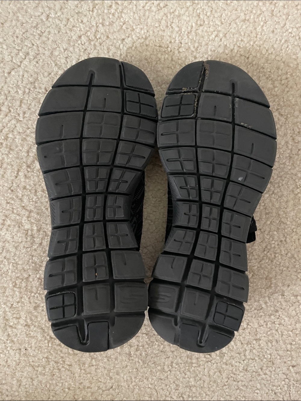 Skechers Black Knit Dual-Lite Slip-On Sneakers - Picture 3 of 7